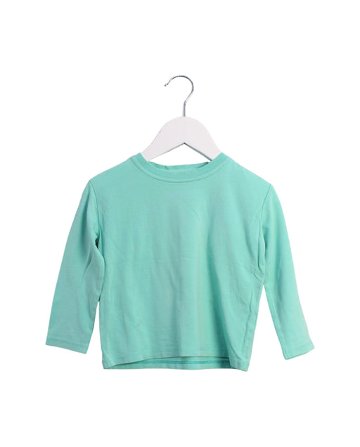 A Blue Long Sleeve Tops from Coolibar in size 2T for girl. (Front View)