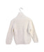 A White Knit Sweaters from Bout'Chou in size 3T for girl. (Back View)