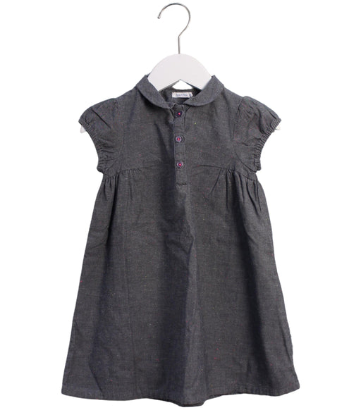 A Grey Short Sleeve Dresses from Bout'Chou in size 18-24M for girl. (Front View)