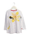 A White Long Sleeve Tops from Reima in size 5T for girl. (Front View)