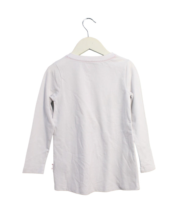 A White Long Sleeve Tops from Reima in size 5T for girl. (Back View)