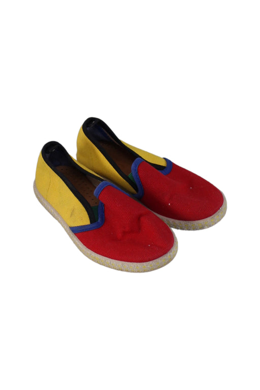 A Yellow Slip Ons from Rivieras in size 3T for girl. (Front View)