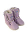 A Purple Winter Boots from Native Shoes in size 3T for girl. (Front View)