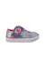 A Blue Sneakers from Skechers in size 18-24M for girl. (Back View)