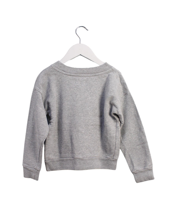 A Grey Crewneck Sweatshirts from Diesel in size 4T for girl. (Back View)