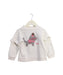 A White Crewneck Sweatshirts from Kladskap in size 2T for girl. (Front View)