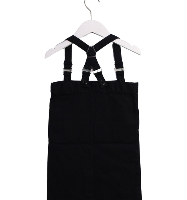 A Black Overall Dresses from FITH in size 2T for girl. (Back View)