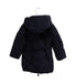 A Navy Puffer/Quilted Jackets from Monnalisa in size 3T for girl. (Back View)