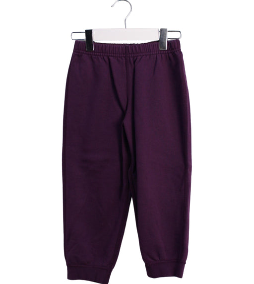 A Purple Sweatpants from Hanna Andersson in size 2T for girl. (Front View)