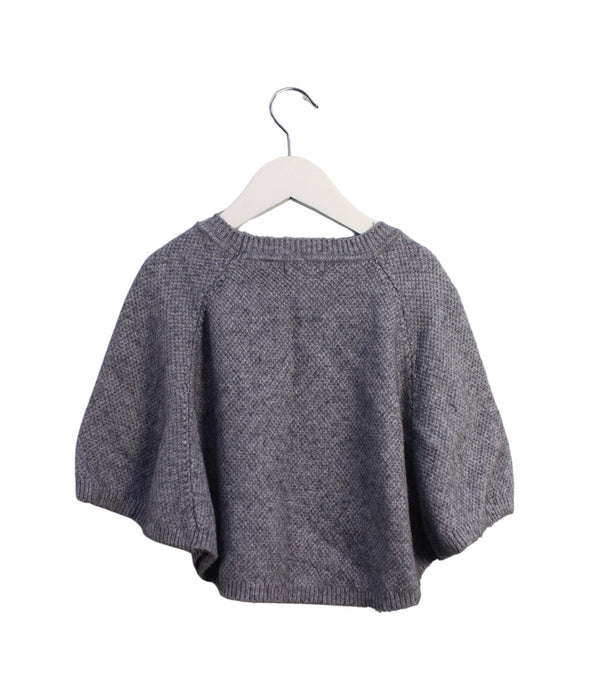 A Grey Capes & Ponchos from I Pinco Pallino in size 4T for girl. (Back View)