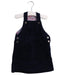 A Navy Overall Dresses from Jojo Maman Bébé in size 12-18M for girl. (Front View)