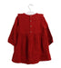 A Red Long Sleeve Dresses from Petit Bateau in size 18-24M for girl. (Back View)