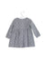 A Blue Long Sleeve Dresses from Jacadi in size 12-18M for girl. (Back View)