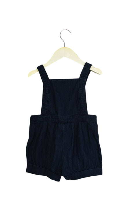 A Navy Overall Shorts from Jacadi in size 2T for girl. (Back View)