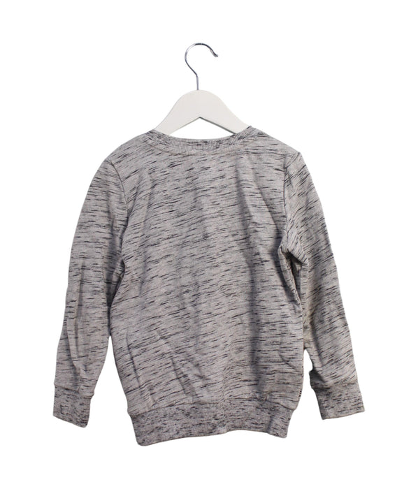 A Grey Crewneck Sweatshirts from Seed in size 5T for boy. (Back View)