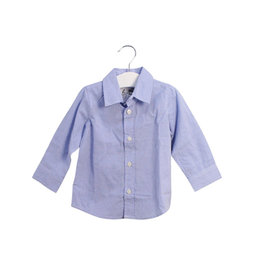 A Blue Shirts from Monsoon in size 6-12M for boy. (Front View)