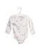 A White Long Sleeve Bodysuits from Vertbaudet in size 6-12M for boy. (Front View)