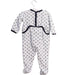 A White Long Sleeve Jumpsuits from Petit Bateau in size 6-12M for boy. (Back View)