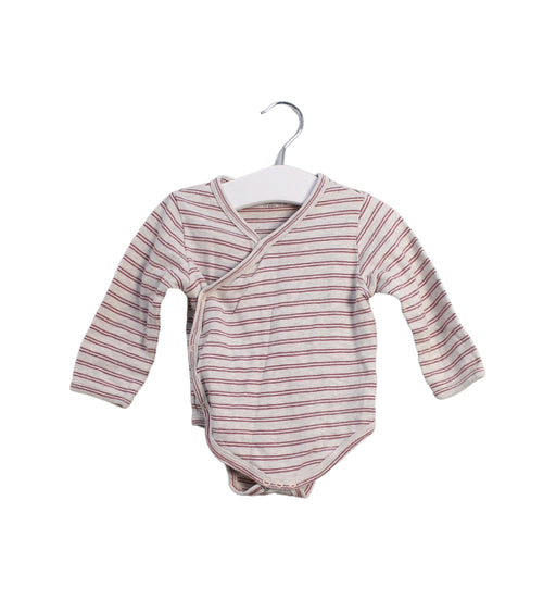 A Grey Long Sleeve Bodysuits from Vertbaudet in size 6-12M for neutral. (Front View)