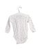 A White Long Sleeve Bodysuits from Petit Bateau in size 6-12M for boy. (Back View)