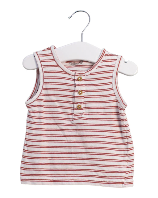 A Red Sleeveless Tops from Vertbaudet in size 12-18M for neutral. (Front View)