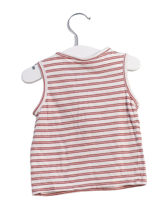 A Red Sleeveless Tops from Vertbaudet in size 12-18M for neutral. (Back View)