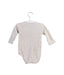A Beige Long Sleeve Bodysuits from Petit Bateau in size 6-12M for boy. (Back View)
