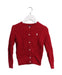 A Red Cardigans from Polo Ralph Lauren in size 4T for girl. (Front View)