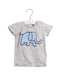 A Grey Short Sleeve T Shirts from Seed in size 0-3M for boy. (Front View)