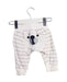 A White Sweatpants from Seed in size 0-3M for boy. (Back View)