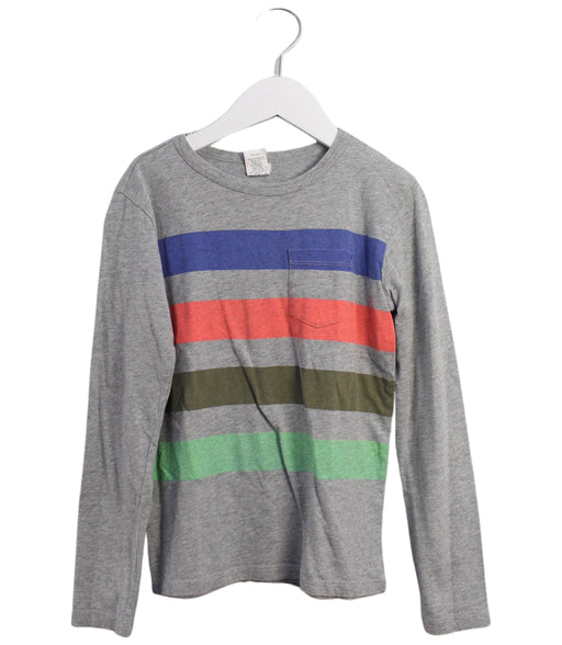 A Grey Long Sleeve Tops from Crewcuts in size 8Y for boy. (Front View)