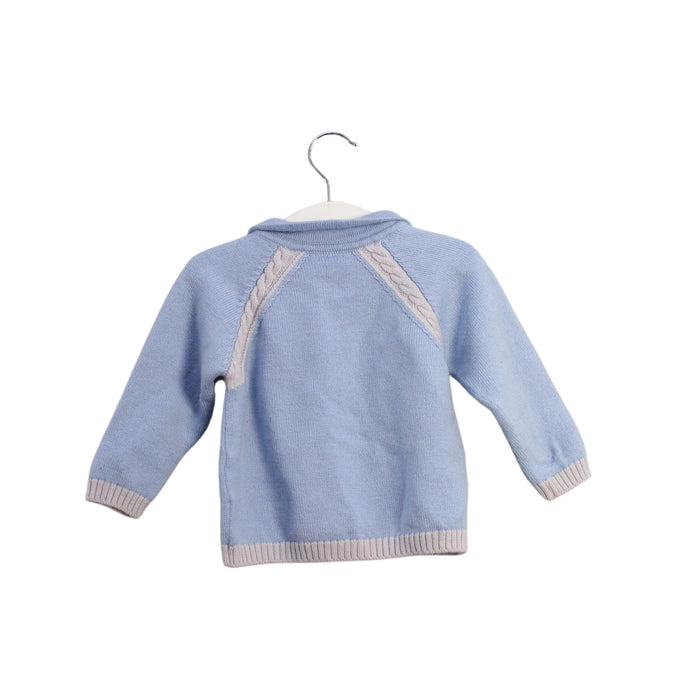 A Blue Lightweight Jackets from Chickeeduck in size 12-18M for boy. (Back View)