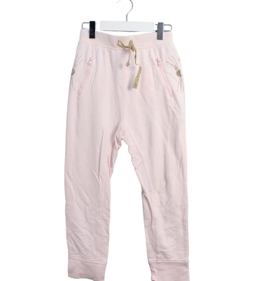 A Pink Sweatpants from Seed in size 8Y for girl. (Front View)