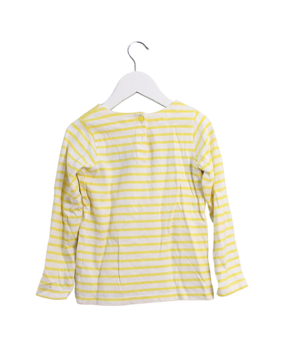 A Yellow Long Sleeve Tops from Jacadi in size 6T for boy. (Back View)