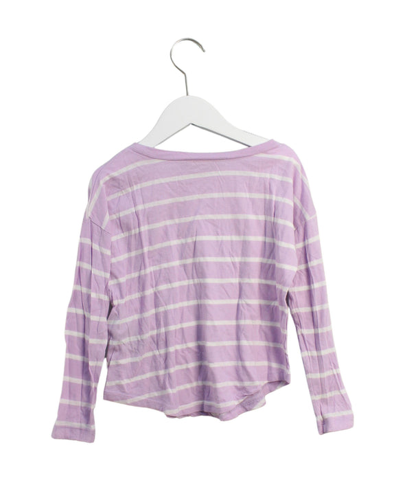 A Purple Long Sleeve Tops from Polo Ralph Lauren in size 5T for girl. (Back View)