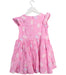 A Pink Short Sleeve Dresses from Seed in size 6T for girl. (Back View)