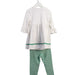 A White Dress Sets from Bonnie Jean in size 6T for girl. (Back View)