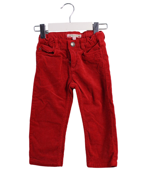 A Red Casual Pants from Bonpoint in size 2T for boy. (Front View)
