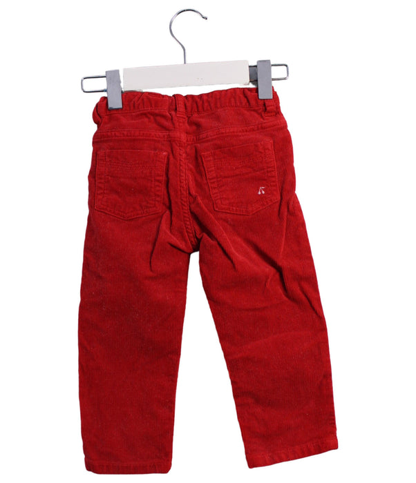 A Red Casual Pants from Bonpoint in size 2T for boy. (Back View)