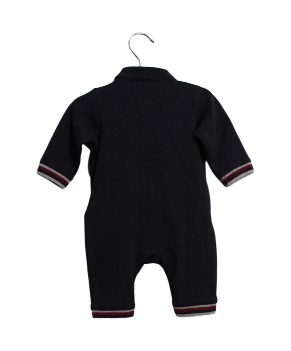 A Navy Long Sleeve Jumpsuits from Emporio Armani in size 0-3M for boy. (Back View)