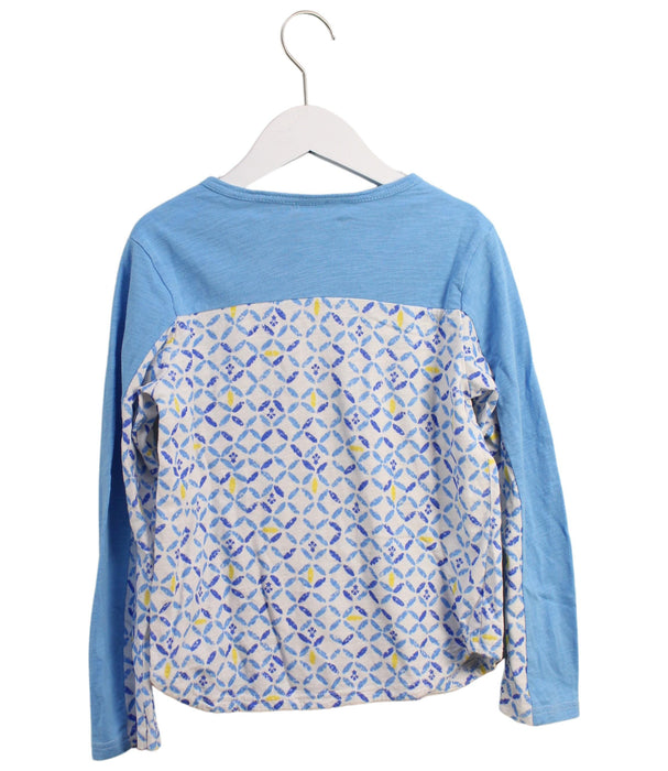 A Blue Long Sleeve Tops from Ragmart in size 7Y for girl. (Back View)