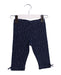 A Navy Leggings from Petit Main in size 18-24M for girl. (Front View)