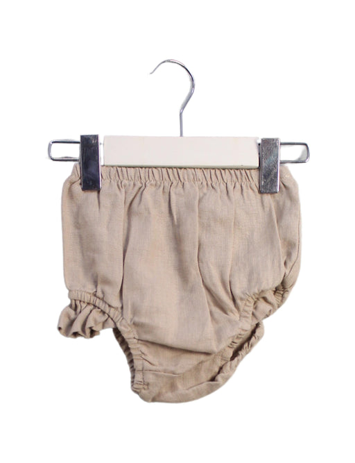 A Beige Bloomers from Dannie and Lilou in size 6-12M for girl. (Front View)