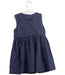 A Navy Sleeveless Dresses from Tommy Hilfiger in size 2T for girl. (Back View)