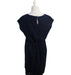 A Navy Short Sleeve Dresses from Seraphine in size S for maternity. (Back View)