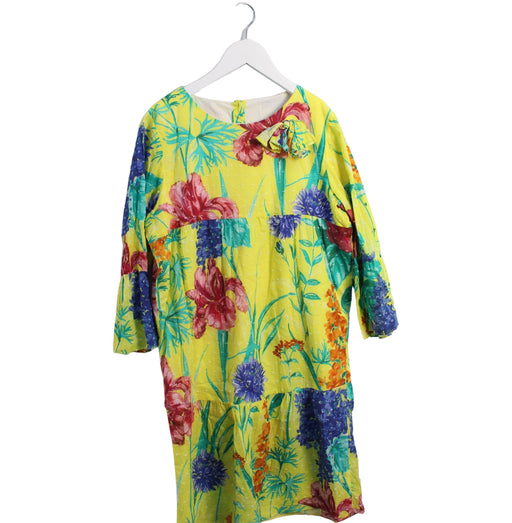 A Multicolour Long Sleeve Dresses from Nanos in size 14Y for girl. (Front View)
