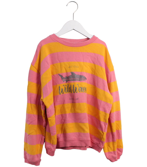 A Pink Crewneck Sweatshirts from Nanos in size 14Y for girl. (Front View)
