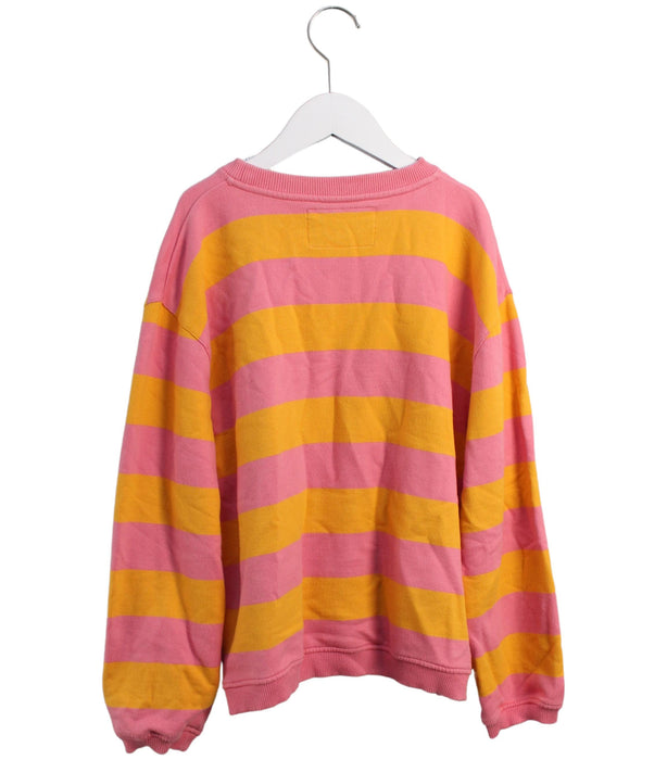 A Pink Crewneck Sweatshirts from Nanos in size 14Y for girl. (Back View)