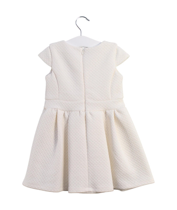 A Ivory Short Sleeve Dresses from Liu Jo in size 2T for girl. (Back View)