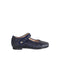 A Navy Dress Shoes from Jacadi in size 3T for girl. (Back View)
